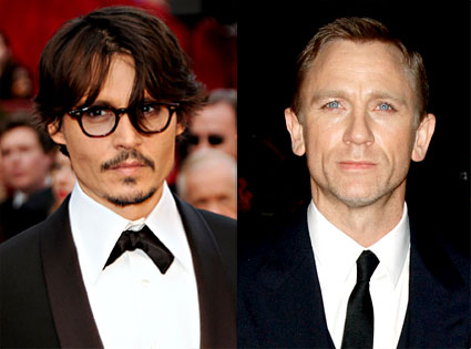 Johnny Depp, Daniel Craig Johnny Depp, Daniel Craig